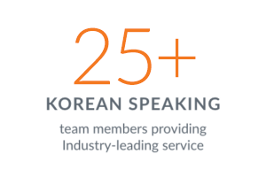 25+ Korean-speaking Team